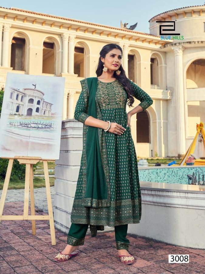 Blue Hills Manika Mage Hithe 3 Designer Latest Fancy Ethnic Wear Ready Made Collection