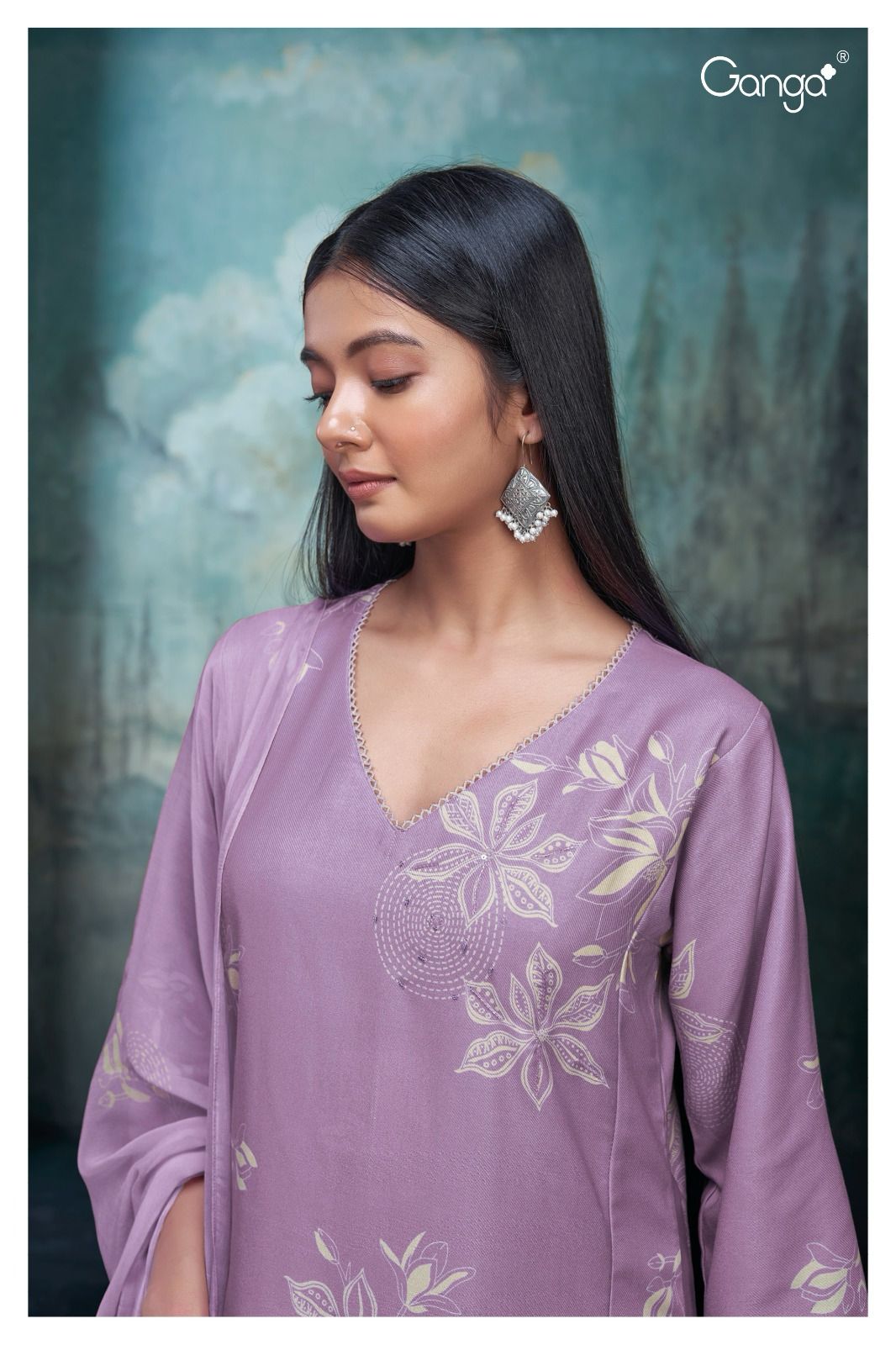 Rafqa 2131 By Ganga Pashmina Salwar Kameez Catalog