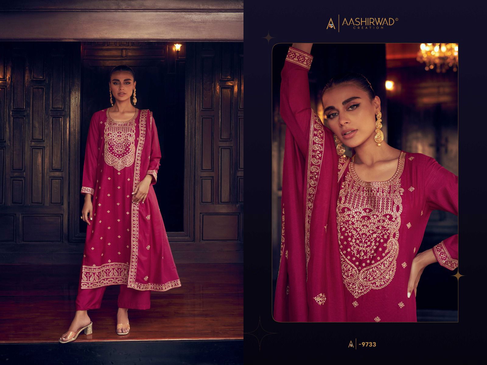 Tulip By Aashirwad Heavy Designer Salwar Suits Catalog