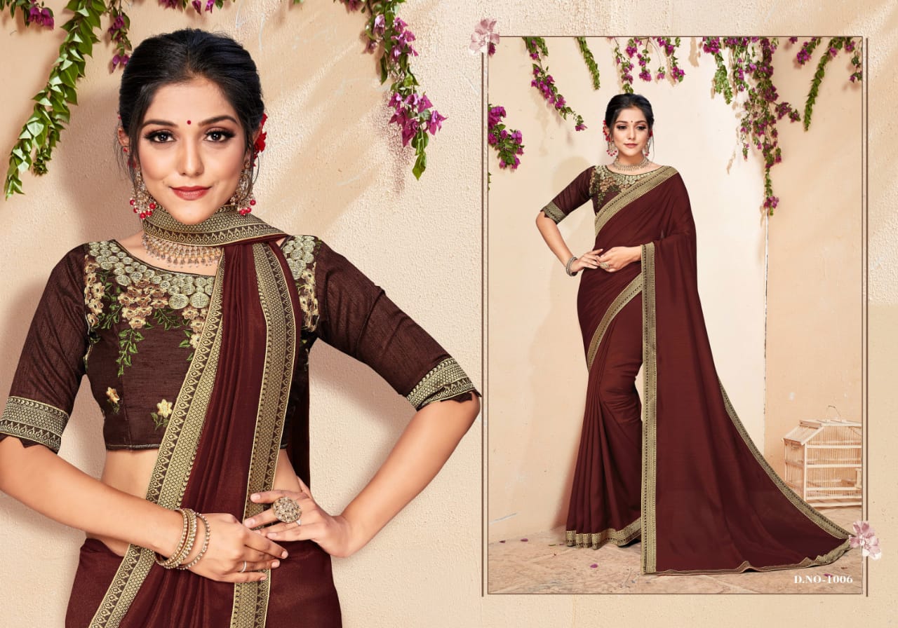 Ronisha Jal Dhara Exclusive Launching Desoigner Festive Wear Super Hit Saree Collection
