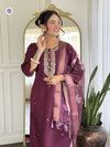 KF 5123 Kalaai Viscose Rayon Embroidery Kurti With Bottom Dupatta Orders In India
