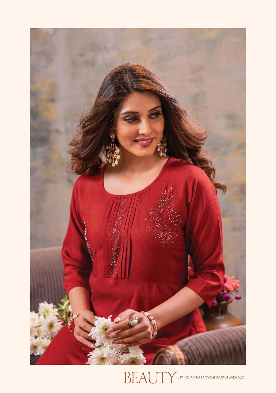 Wanna Shayona 2 Ethnic Wear Rayon Designer Kurti Collection