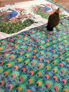Bhargavi Peacock Digital Printed Non Catalog Sarees
