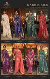 Kairos Silk By Rajtex Handloom Weaving Surat Saree Wholesale Market