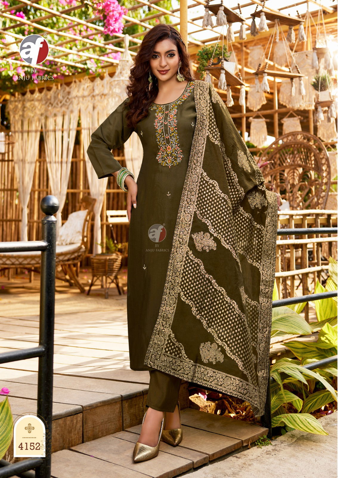 Vastra Vol 5 By Af Roman Silk Designer Kurti With Bottom Dupatta Wholesale Online