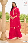 CL 1910 By Af Chinon Chiffon Handwork Kurti With Bottom Dupatta Wholesale Online