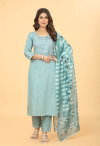 Tanyaa P 142 Cotton Casual Wear Kurti Bottom With Dupatta Wholesaler In Delhi