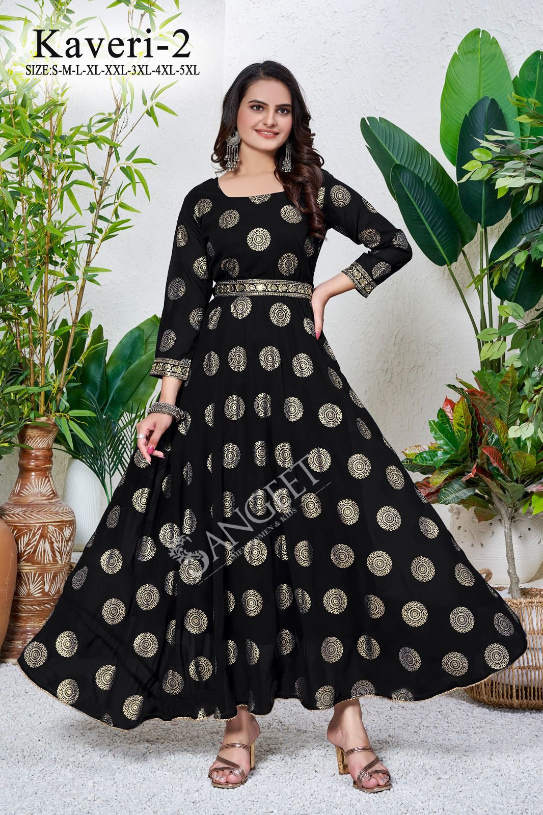 Kaveri 2 Faux Georgette Anarkali Kurtis Catalog