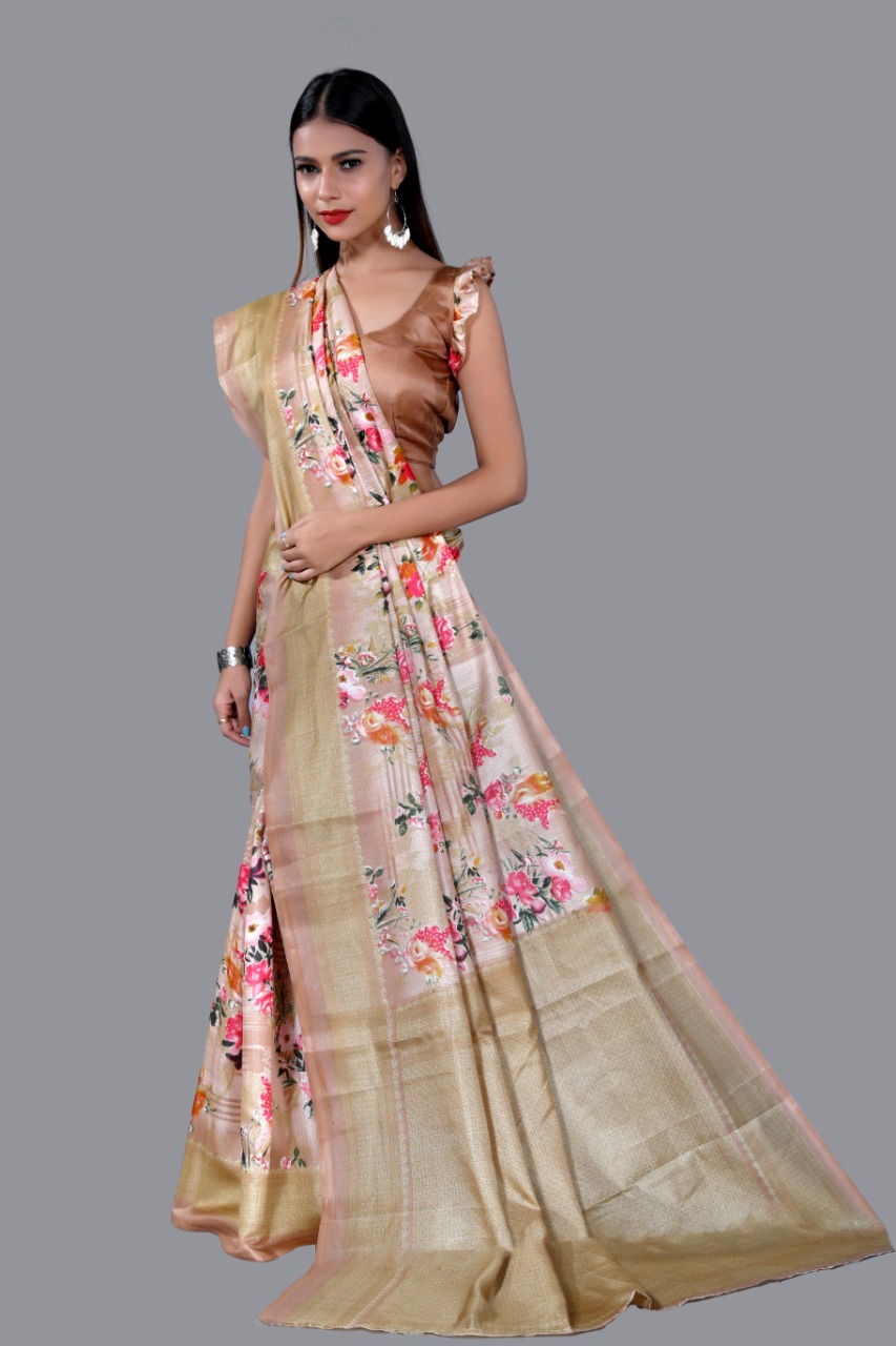 Anarika 22 Fancy Designre Casual Wear Silk Printed Saree Collection