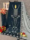 Mah E Rooh 5154 A To F Georgette Embroidery Salwar Suits Collections