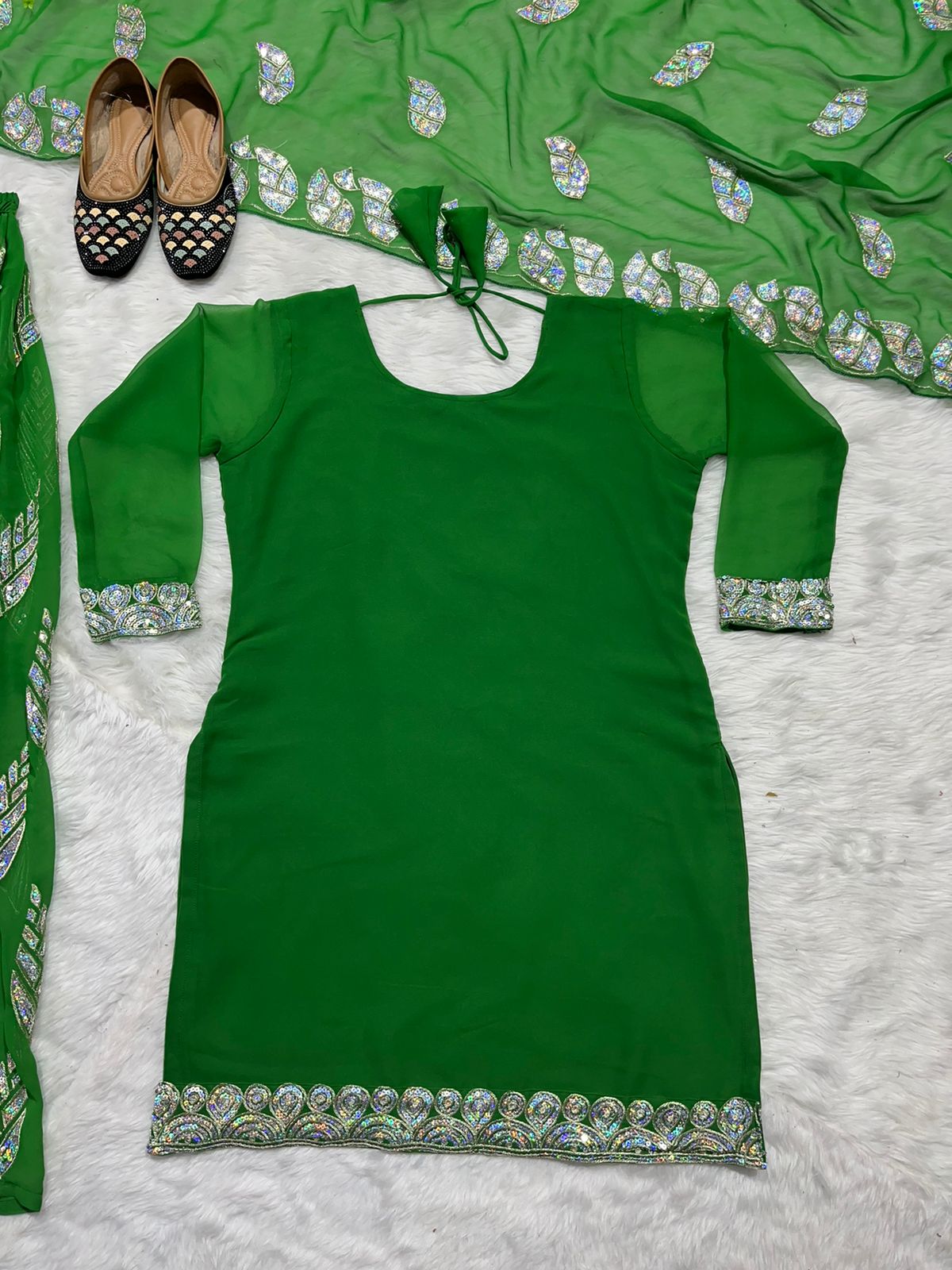Code 339 Faux Georgette Wholesale Sharara Suit Suppliers in Mumbai