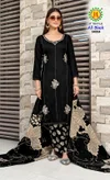 All Black Vol 34 By Jt Rayon Ladies Dress Material Wholesale Market In Surat
