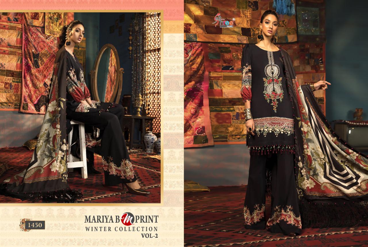 Shree Maria B Mprint Winter Collection 2 Latest Fancy Casual Wear  Pakistani Salwar Suits Collection
