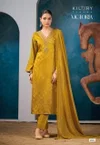 Victoria By Kilory Gaji Silk Digital Foil Printed Embroidery Salwar Kameez 