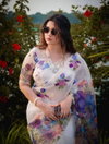 VK 4409 Soft Georgette Digital Printed Designer Saree Wholesalers In India