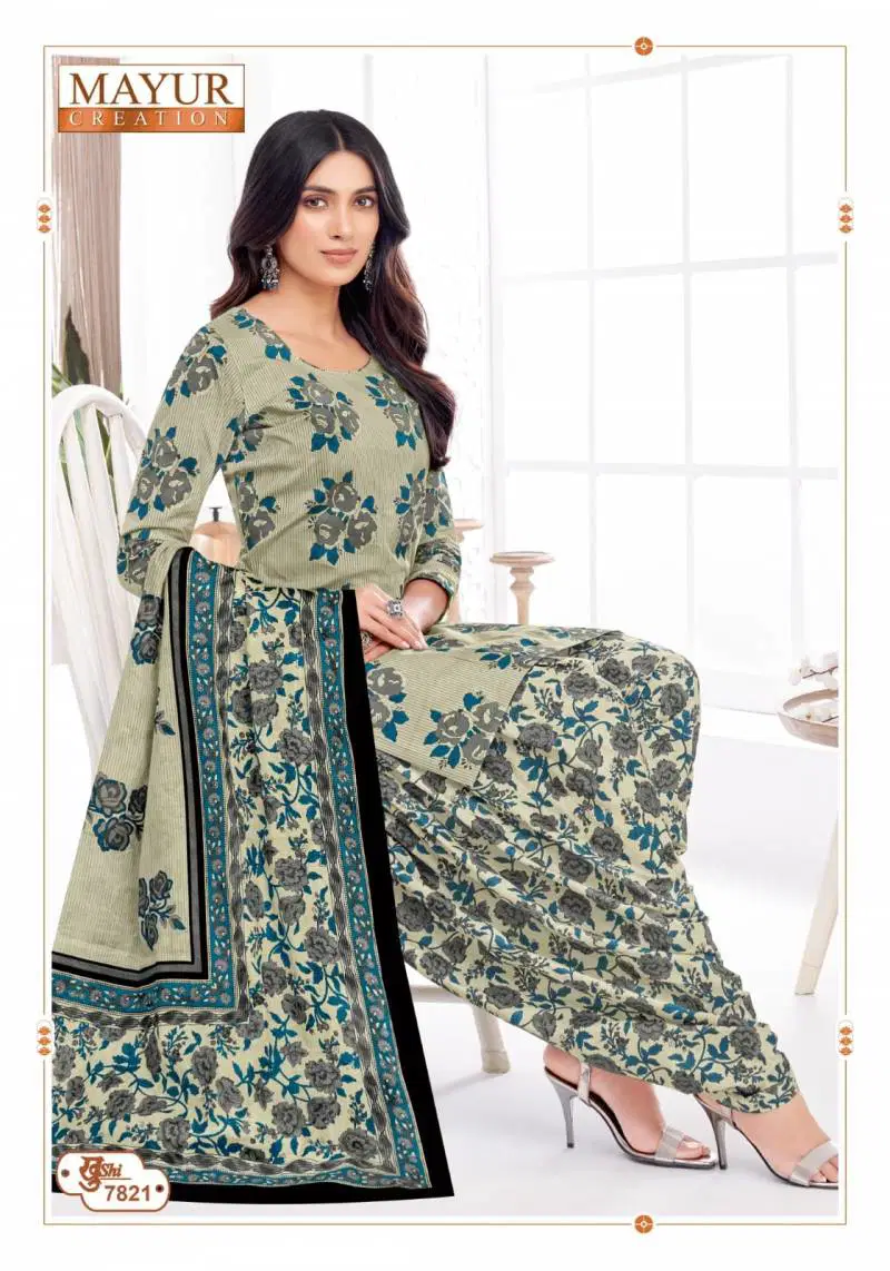 Khushi Vol 78 By Mayur Cotton Dress Material Wholesale Shop In Surat
