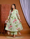 Naisha K 300 Cotton Printed Kurti With Pant Dupatta Suppliers In India