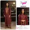 Alaya Vol 9 by Sajida Georgette Pakistani Salwar Suits Exporters In India
