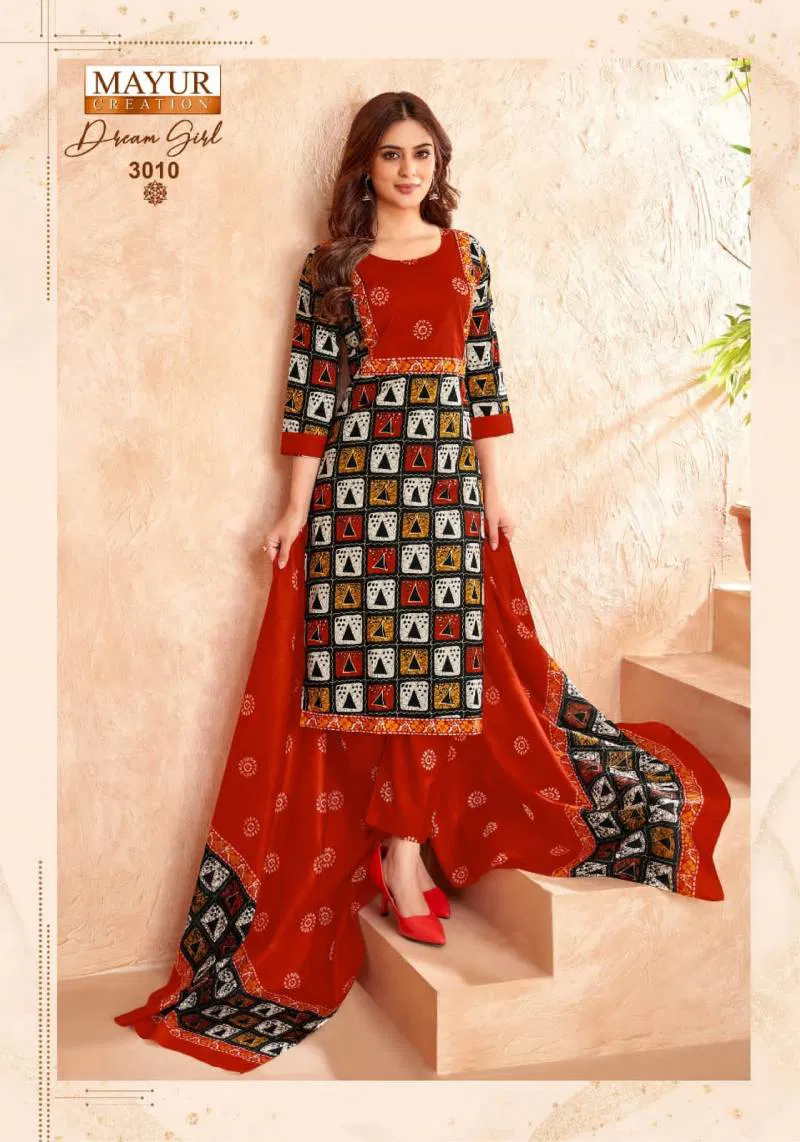 Dream Girl Vol 3 By Mayur Cotton Printed Kurti Bottom With Dupatta Wholesale In India