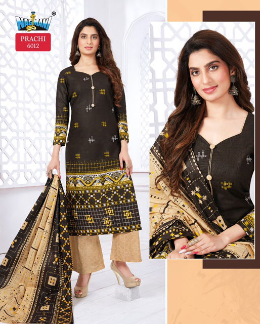 Nagmani Prachi Vol 6 Latest Pure Cotton Printed Daily Wear Dress Material Collection 