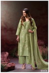Ellahi 3141 By Gnaga Bemberg Silk Embroidered Suit Exporters In India
