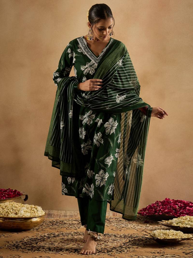 Indo Era 2546 Fancy Cotton Kurti Bottom With Dupatta Wholesale Clothing Distributors In India