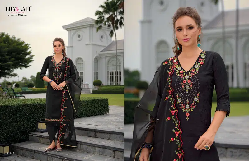 Miraan Vol 3 By Lily Lali Jacquard Readymade Suits Suppliers In India