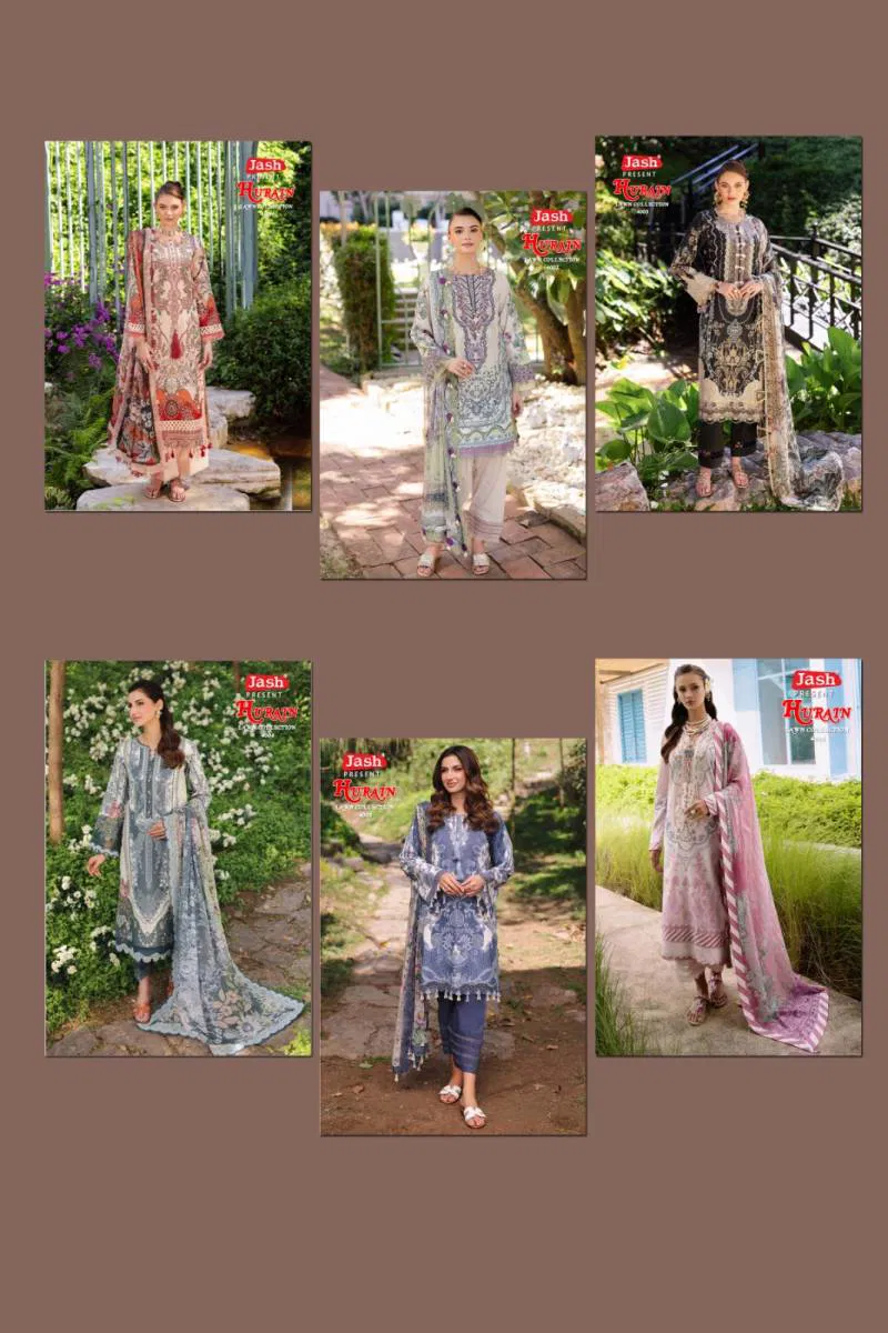 Hurain Vol 4 By Jash Printed Lawn Cotton Dress Material Suppliers In India