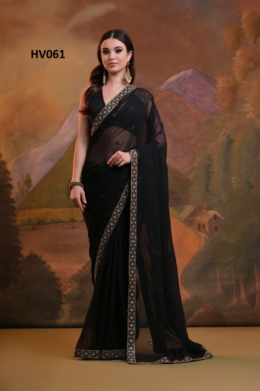 Tempo By Fashion Berry Georgette Party Wear Sarees Suppliers In India