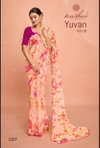 Yuvan Vol 5 By Kashvi Fancy Georgette Saree Wholesale Market Surat