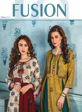 Kanasu Fusion Latest Designer Round Anarkali Style Long Kurtis Collection 