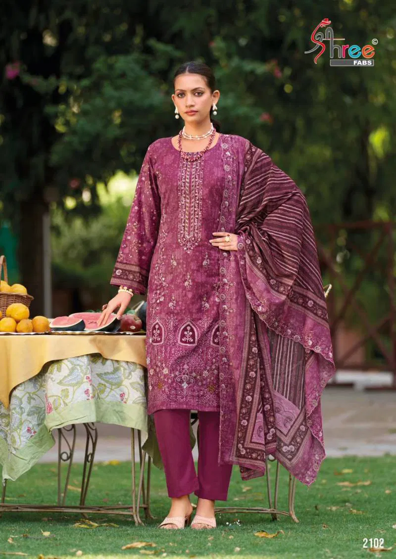 Bin Saeed Lawn Collection Vol 21 By Shree Pakistani Salwar Kameez Wholesalers In Delhi