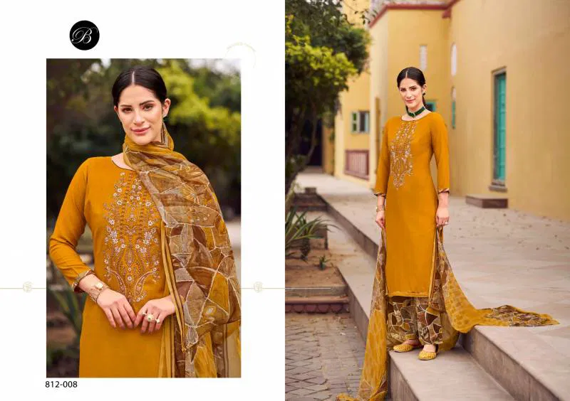 Belliza Gulbano Vol 3 Viscose Rayon Slub Dress Material Wholesale Clothing Distributors In India