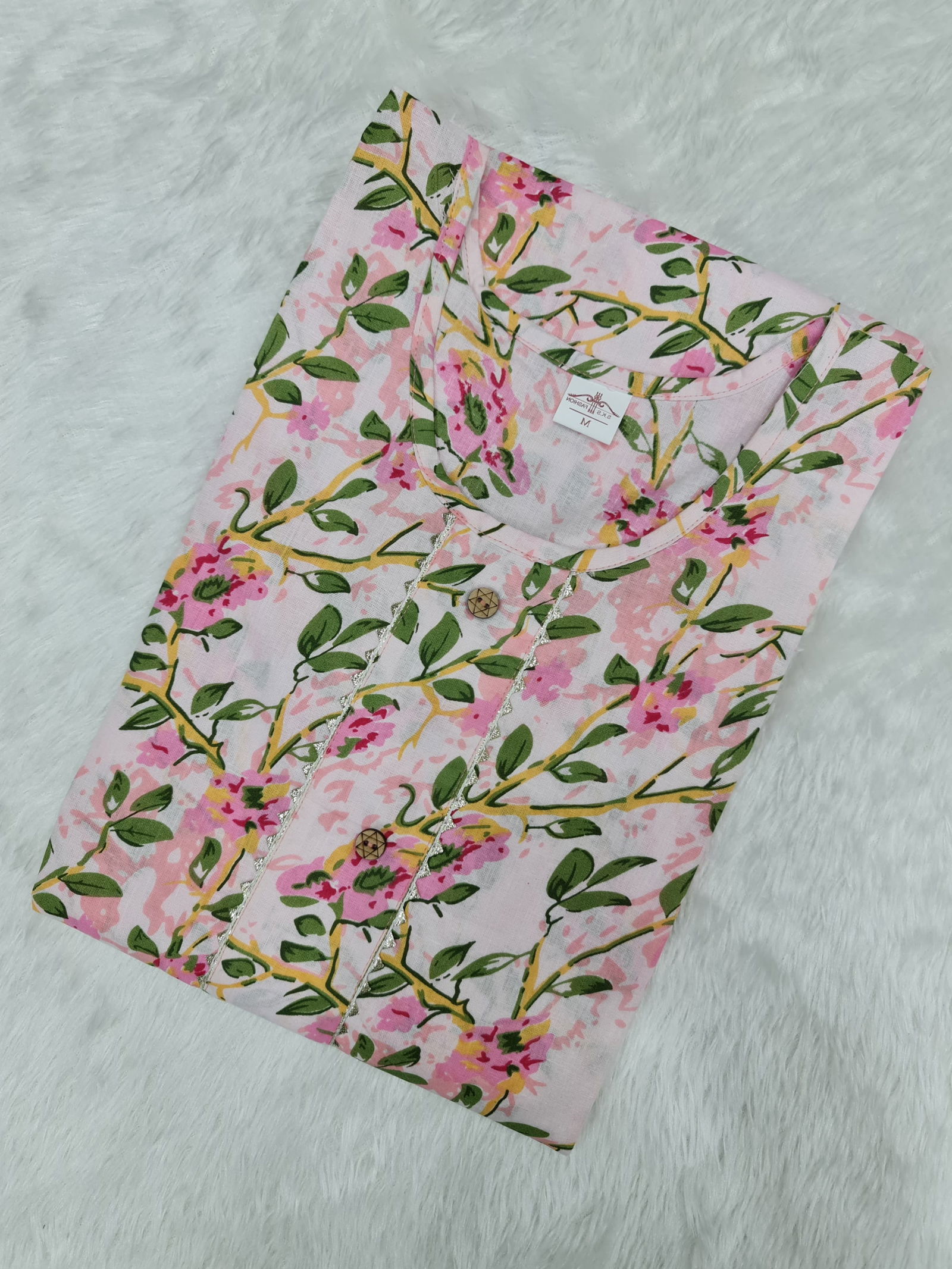 Mann Printed Daily Wear Cotton Kurtis Catalog
