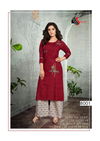 Sawan Dani Vol 8 Latest Designer Embroidery Work Kurti Collection With Plazzo 