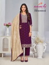 Bhoomi By Aanchi Vichitra Silk Kurti With Bottom Dupatta Orders In India