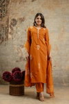 Naisha K 320 Cotton Silly Embroidery Kurti With Pant Dupatta Wholesale Online