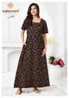 Pearl Vol 2 By Suryajyoti Cotton Printed Nighty Gown Wholesalers In Surat