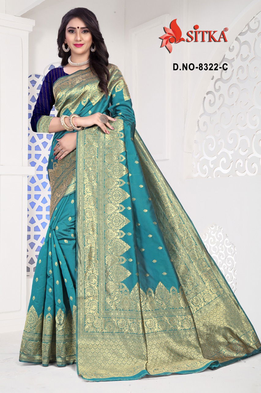 Subhlaxmi 8322 Latest Fancy Handloom Cotton Silk Festive Wear Designer Saree Collection
