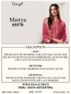 Mairya 5570 By Ganga Bemberg Giraffe Silk Salwar Kameez 