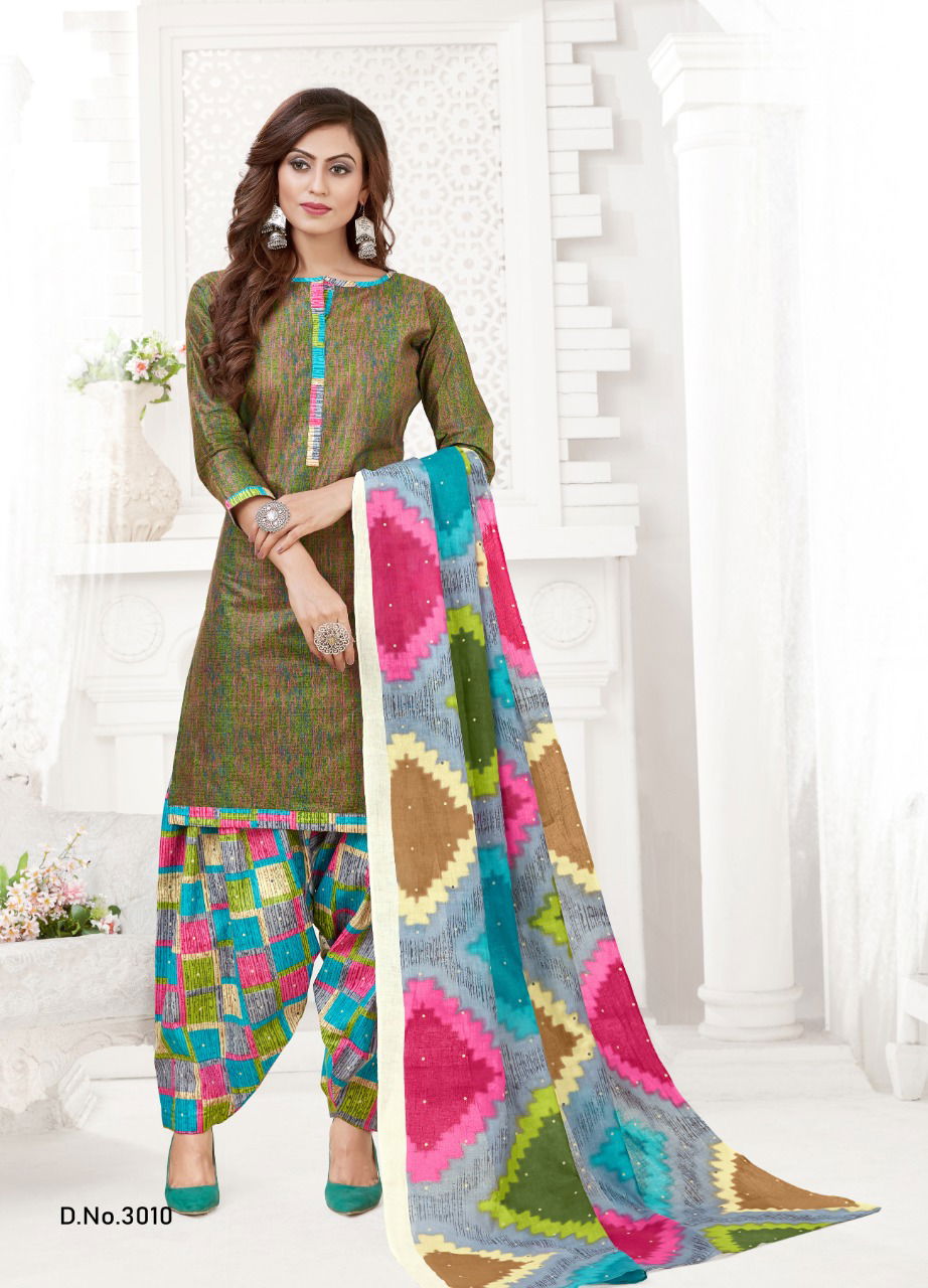 Sc Patiyala Special Vol 3 Casual Wear Pure Printed Cotton Dress Material Collection
