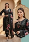 Naisha K 327 Vol 2 Silk Handwork Kurti With Pant Dupatta Exporters In India