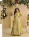 Tulip By Sayuri Designer Chinon Silk Embroidered Indo Western Wholesale Price In Surat