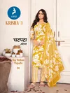 Krisha 3 By Kaya Cotton Printed Kurti With Bottom Dupatta Wholesalers In Delhi
