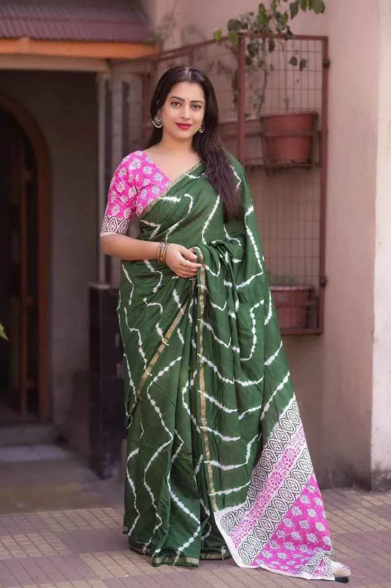 Kc 617 Festive Wear Leheriya Printed Stylish Saree Wholesale Price In Surat
