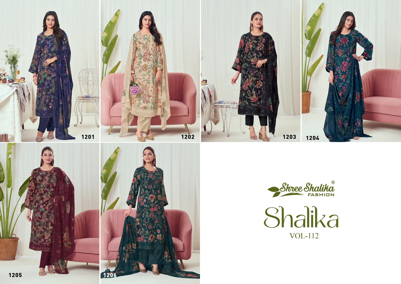 Shree Shalika Vol 112 Georgette Printed Salwar Suits Surat Wholesale Market