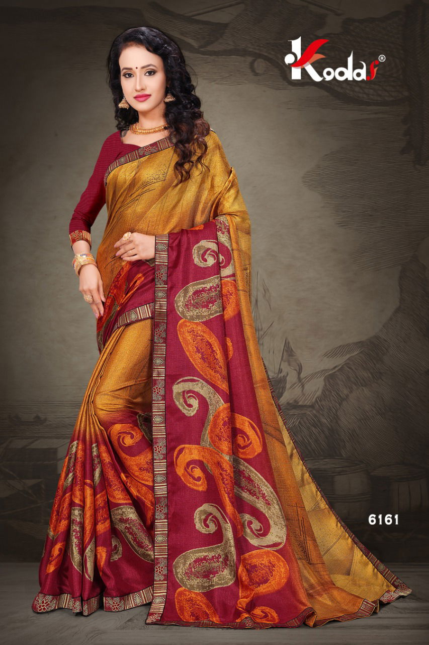 Daily Wear Designer Fancy Vichitra Silk Saree Collection