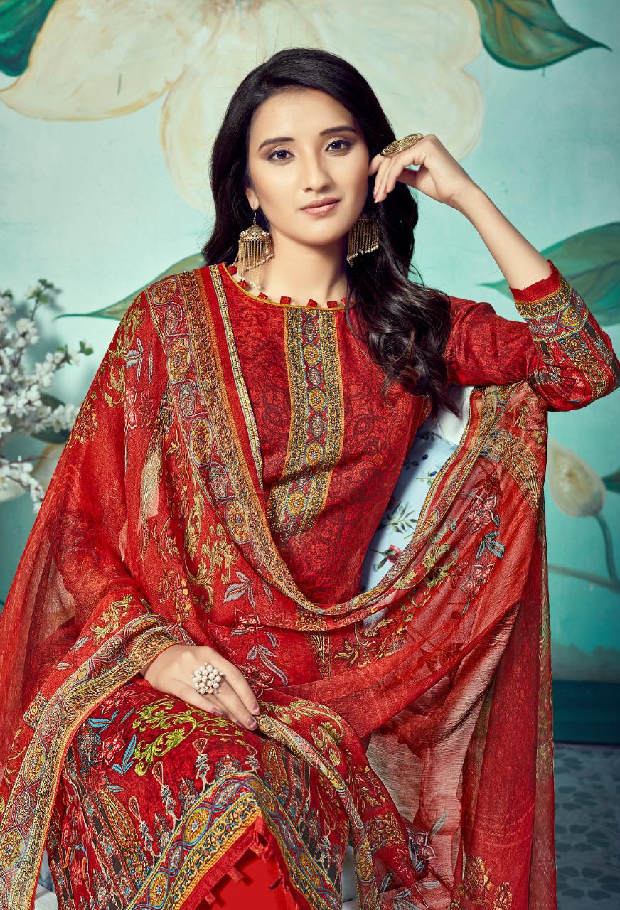 Roli Moli Mallika 6 fancy Casual Wear Heavy indo Designer Printed Designers Print with Sivorski  Diamond Dress Material Collection