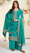 Saiyaara By Vinay Kuleesh Muga Silk Embroidery Wholesale Salwar Kameez In India