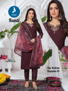 Kunti By Kaya Chanderi Jequard With Digital Printed Kurti Set Wholesale Price In Surat